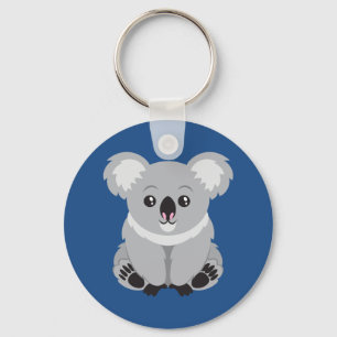 Lebhafter Koala-Bärn-Schlüsselanhänger Schlüsselanhänger