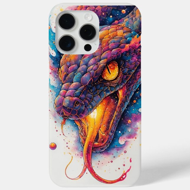 Lebhafter kosmischer Schlauch mit expansivem Raum Case-Mate iPhone Hülle (Rückseite)