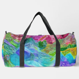 Lebhafter Kristallberg Abstrakt Duffle Bag