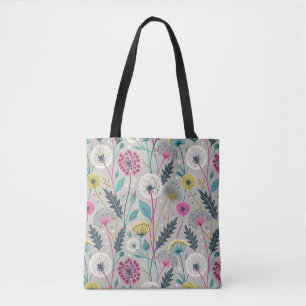 Lebhafter Kronleuchter und Foliage Nahtloses Muste Tasche