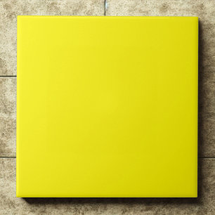 Lebhafter Lemon-Gelber Akzent-Stil Fliese