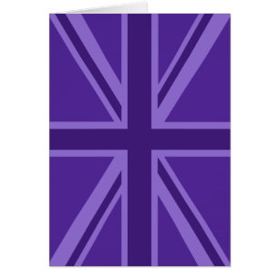 Lebhafter Lila Union Jack