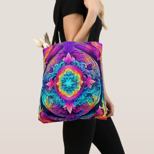 Lebhafter Mandala Spirit Tasche