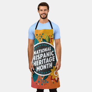 Lebhafter Monat des hispanischen Nationalerbes Schürze