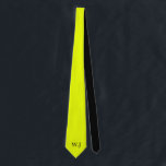 Lebhafter Neon fluoreszierendes, schwarzes Monogra Krawatte<br><div class="desc">SIE KÖNNEN SICH MIT IHREN INITIALEN PERSONALISIEREN ODER SICH VON IHM ERLEICHTERN UND DIESE KRAWATTE SO MACHEN, DASS SIE PERFEKT BENÖTIGEN. KLICKEN SIE AUF DIE TAB PERSONALISIEREN. Diese auffällige Krawatte verbindet lebhaftes Neon fluoreszierendes Gelb mit fett schwarz und schafft einen atemberaubenden Kontrast, der sicher den Kopf drehen wird. Diese Krawatte...</div>