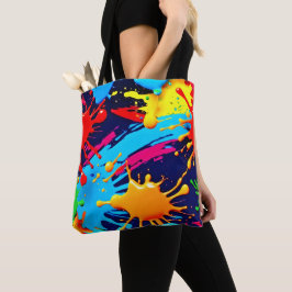 Lebhafter Neon Paint in flüssigem Ausdruck Tasche
