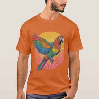 Lebhafter Parrot Sunrise T-Shirt