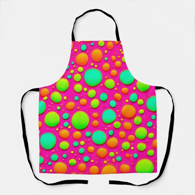 Lebhafter Pop des Farbdesigns Schürze (Vorderseite)