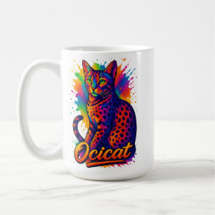 Lebhafter Pop Kunst, Dichtung und Musik Kaffeetasse