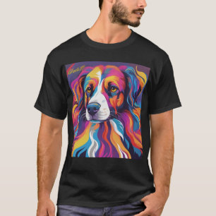 Lebhafter Pop Kunst, Dichtung und Musik T-Shirt