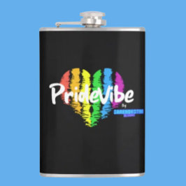 Lebhafter PrideVibe Flask: Carry Pride mit Regenbo Flachmann