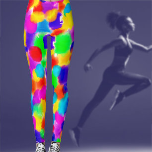 Lebhafter Regenbogensommer Leggings