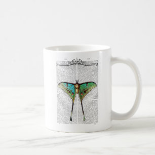 Lebhafter Schmetterling Kaffeetasse