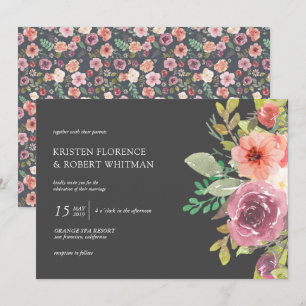 Lebhafter Sommer   Einladung zur Hochzeit