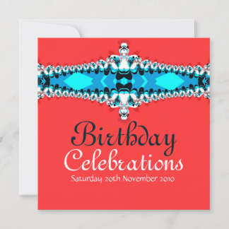 Lebhafter Spaß zum Geburtstag + Jede Anlässe Einla Einladung