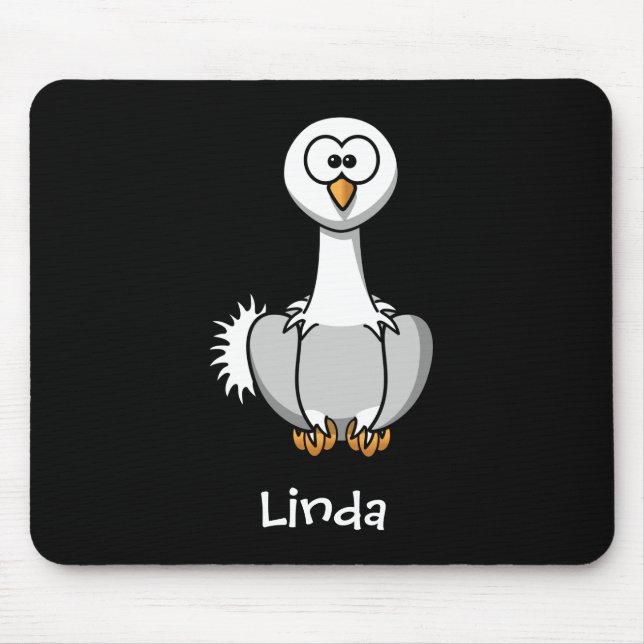 Lebhafter Strauß Mousepad (Vorne)