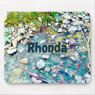 Lebhafter Stream Forest Mousepad