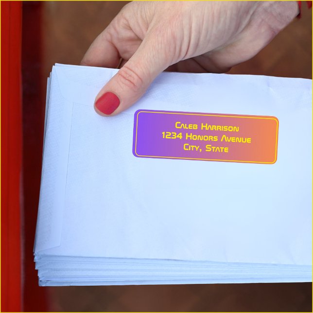 Lebhafter Sunset Modern Tech Abschluss (Von Creator hochgeladen)