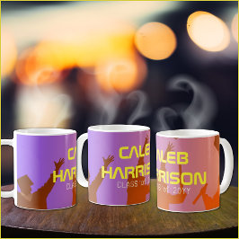 Lebhafter Sunset Modern Tech Abschluss Kaffeetasse