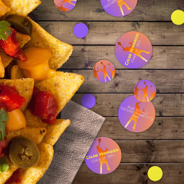 Lebhafter Sunset Modern Tech Abschluss Konfetti