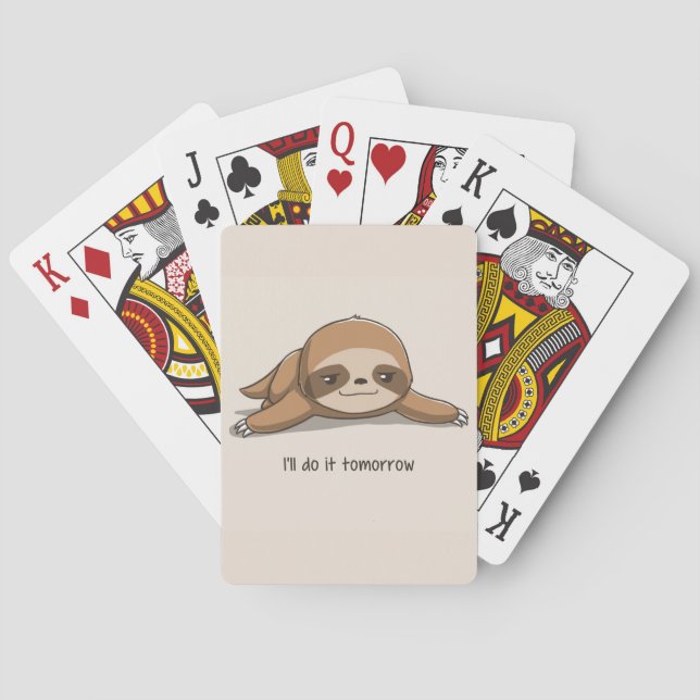 Lebhafter Trägheitshintergrund Spielkarten (Rückseite)