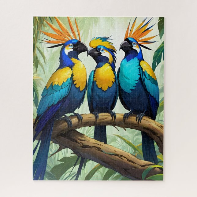 Lebhafter tropischer Vogel (Vertikal)