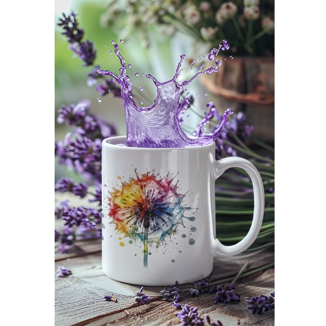 Lebhafter Watercolor-Leuchter Kaffeetasse (Von Creator hochgeladen)