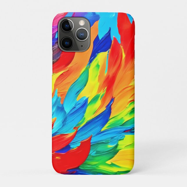 Lebhaftes Abstraktes Ausdrucksbild Case-Mate iPhone Hülle (Rückseite)