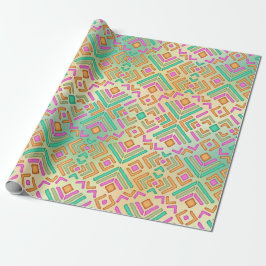 Lebhaftes abstraktes Design Geschenkpapier