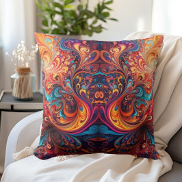 Lebhaftes abstraktes Design Kissen