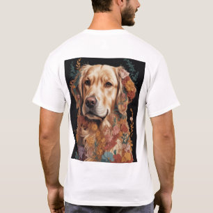 Lebhaftes Abstraktes Dog-Portrait T-Shirt