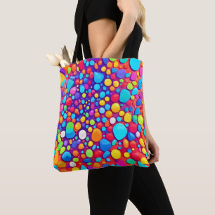 Lebhaftes Abstraktes Kaleidoskop Tasche