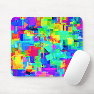 Lebhaftes Abstraktes Muster Mousepad