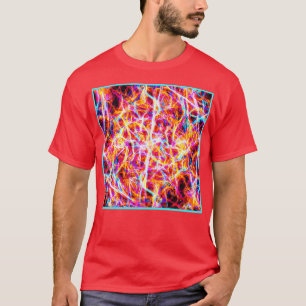 Lebhaftes Abstraktes Muster T-Shirt