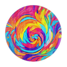 Lebhaftes Abstraktes Swirl Artwork