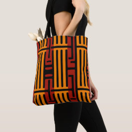 Lebhaftes afrikanisches Muster Tasche