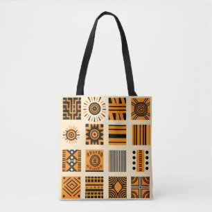 Lebhaftes afrikanisches Muster Tasche
