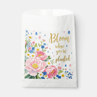 Lebhaftes Aquarellbouquet von Bauern, Molsen Geschenktütchen