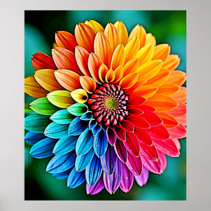 Lebhaftes Bloom of Hope and Joy Design Poster