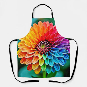Lebhaftes Bloom of Hope and Joy Design Schürze