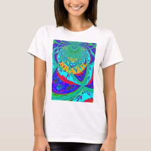 Lebhaftes Blumenmuster: brasilianischer Tribute Ea T-Shirt