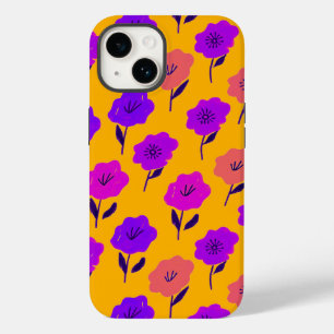 Lebhaftes Blumenmuster Case-Mate iPhone 14 Hülle