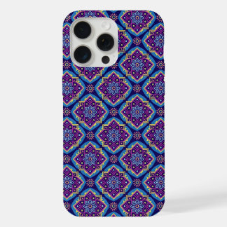 Lebhaftes Boho geometrisches Muster iPhone 15 Pro Max Hülle