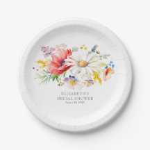 Lebhaftes elegantes Summer Wildblumen Garden Party