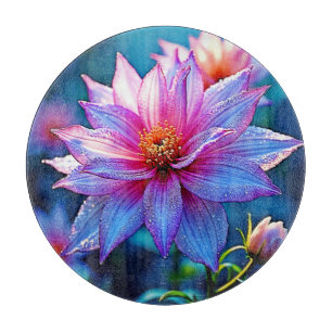 Lebhaftes Ethereal Bloom Artwork Schneidebrett
