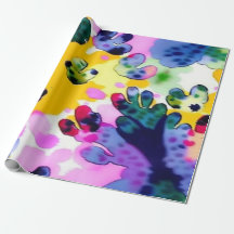 Lebhaftes farbenfroh abstraktes Kunstpapier