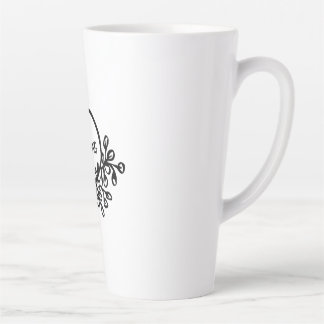 Lebhaftes Federmuster | Farbenfrohe Natur Bl Milchtasse