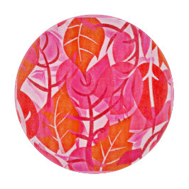 Lebhaftes Foliage Elegance Muster Schneidebrett