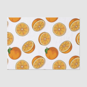 Lebhaftes frischen Orangenzitrus Frucht Nahtloses Seidenpapier