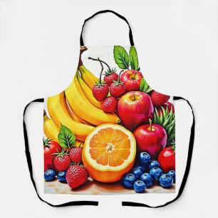 Lebhaftes frisches Obst Schürze